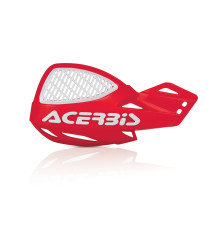 Acerbis огородження для рук (поручні / стулки) mx uniko вентильовані колір білий / червоний