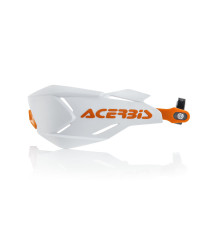 Поручні acerbis x-factory з алюмінієвою серцевиною, колір білий/помаранчевий