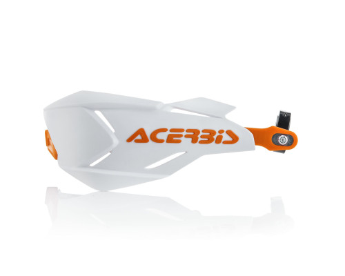 Поручні acerbis x-factory з алюмінієвою серцевиною, колір білий/помаранчевий