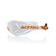 Поручні acerbis x-factory з алюмінієвою серцевиною, колір білий/помаранчевий