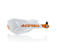 Поручні acerbis x-factory з алюмінієвою серцевиною, колір білий/помаранчевий