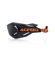 Захист для рук (поручні) acerbis x-factory з алюмінієвою серцевиною, колір чорний / помаранчевий