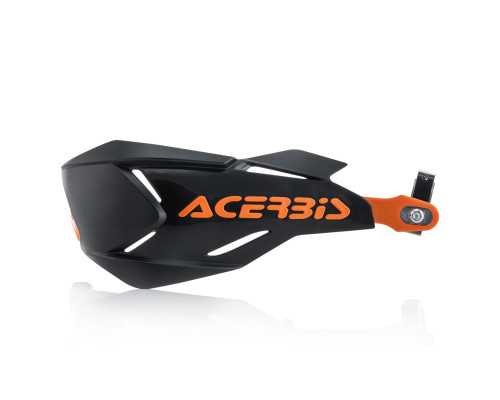 Захист для рук (поручні) acerbis x-factory з алюмінієвою серцевиною, колір чорний / помаранчевий
