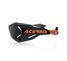 Захист для рук (поручні) acerbis x-factory з алюмінієвою серцевиною, колір чорний / помаранчевий