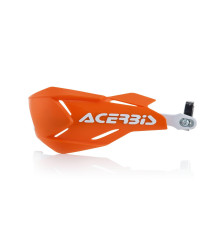 Захист для рук (поручні) acerbis x-factory з алюмінієвою серцевиною, колір помаранчевий / білий