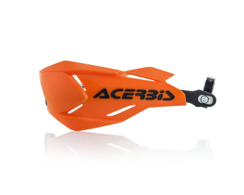 Захист для рук (поручні) acerbis x-factory з алюмінієвою серцевиною колір помаранчевий / чорний