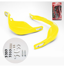 Biketec parts захист для рук алюміній жовтий (з кріпленнями 22мм та 28мм)