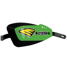 Захисні щитки для рук cycra (рукоятки - алюмінієвий сердечник) з кріпленням (28,6 мм - кріплення 1cyc-1156-12 в комплекті), модельна серія one fluo green