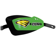 Захисні щитки для рук cycra (рукоятки - алюмінієвий сердечник) з кріпленням (28,6 мм - кріплення 1cyc-1156-12 в комплекті), модельна серія one fluo green