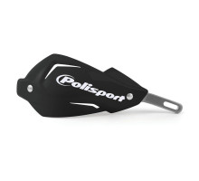 Налокітники polisport (рукоятки - алюмінієвий сердечник) модель для гри в теніс з універсальним комплектом кріплення 22/28 мм колір чорний