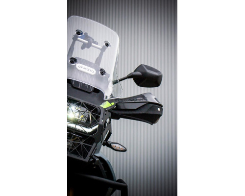 Polisport захист для рук (поручні) модель trail blazer cf moto 450mt '24-'25 (пригодницькі деталі) колір сірий чорний