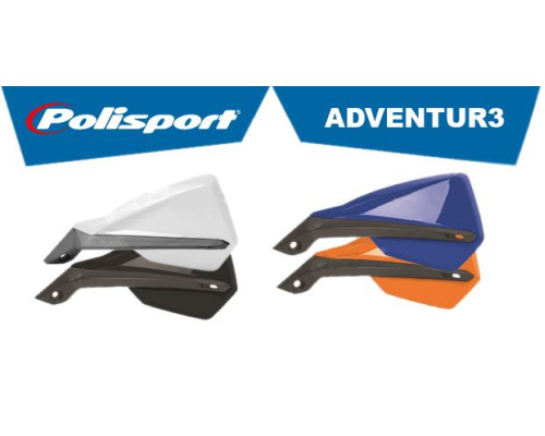 Polisport налокітників (листів) модель adventur3 з універсальним комплектом кріплення 22/28 мм колір помаранчевий
