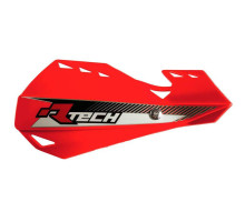 Поручні (кермо) racetech (rtech) подвійні evo червоного кольору (з кріпленнями на кермо)