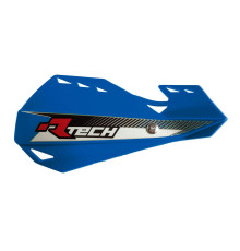 Racetech (rtech) захисні накладки на руки (кермо) dual evo blue (з кріпленнями на кермо)