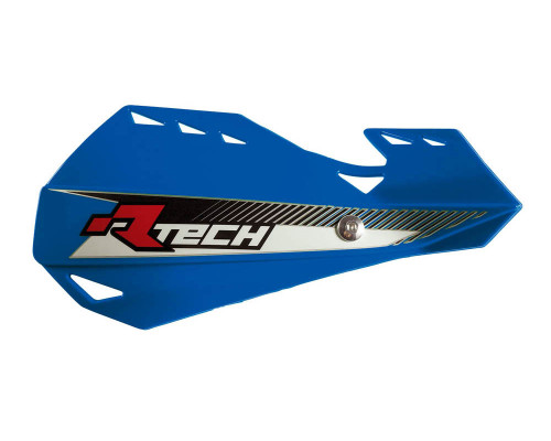 Racetech (rtech) захисні накладки на руки (кермо) dual evo blue (з кріпленнями на кермо)