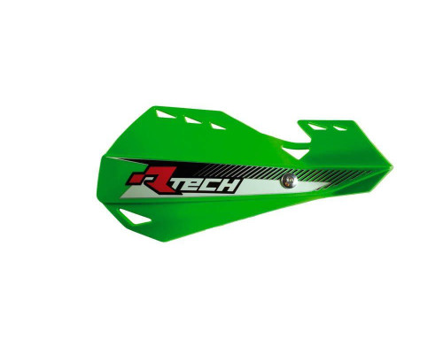 Поручні (кермо) racetech (rtech) подвійні evo колір зелений (з кріпленнями на кермо)