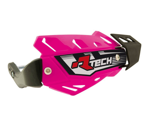 Racetech (rtech) поручні (кермо) flx atv/quad колір рожевий неон (з 3 типами кріплень на кермо)