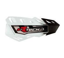 Racetech (rtech) налокітники flx cross/enduro білі (з 2 типами кріплення до керма та руків'я)