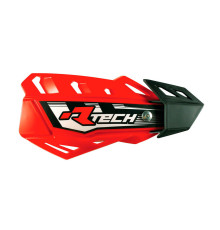 Racetech (rtech) накладки на руки (кермо) flx cross/enduro колір червоний (з 2 типами кріплення до керма та руків'я)