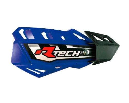 Racetech (rtech) накладки на руки (кермо) flx cross/enduro колір синій (з 2 типами кріплення до керма та руків'я)