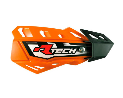 Налокітники racetech (rtech) flx cross/enduro колір помаранчевий (з 2 типами кріплення до керма та руків'я)