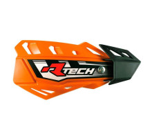 Налокітники racetech (rtech) flx cross/enduro колір помаранчевий (з 2 типами кріплення до керма та руків'я)