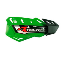 Racetech (rtech) налокітники flx cross/enduro зелені (з 2 типами кріплення до керма та руків'я)