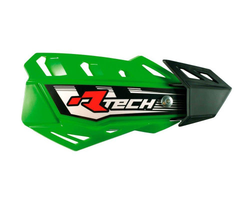 Racetech (rtech) налокітники flx cross/enduro зелені (з 2 типами кріплення до керма та руків'я)