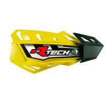 Racetech (rtech) налокітники flx cross/enduro жовті (з 2 типами кріплення до керма та руків'я)