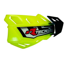Racetech (rtech) налокітники flx cross/enduro неоновий жовтий (з 2 типами кріплення до керма та руків'я)