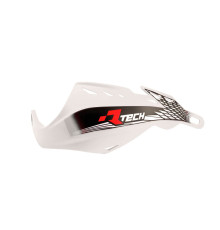 Racetech (rtech) захисні накладки на руки (рулі) gladiator easy white (з кріпленнями на кермо 22,2 мм і 28,6 мм)