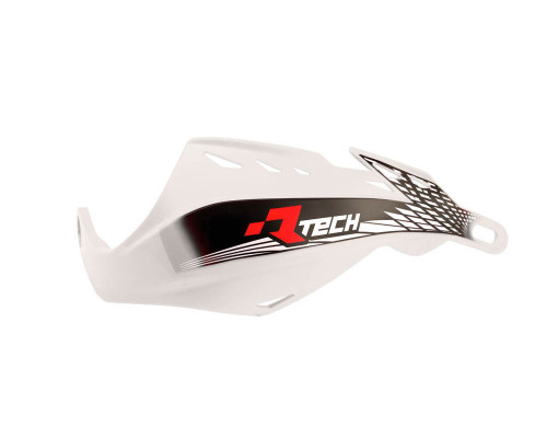 Racetech (rtech) захисні накладки на руки (рулі) gladiator easy white (з кріпленнями на кермо 22,2 мм і 28,6 мм)