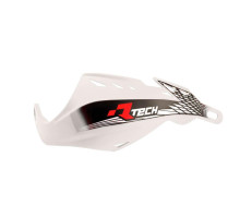 Racetech (rtech) захисні накладки на руки (рулі) gladiator easy white (з кріпленнями на кермо 22,2 мм і 28,6 мм)