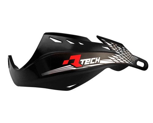 Racetech (rtech) захисні накладки на руки (кермо) gladiator easy колір чорний (з кріпленнями на кермо 22,2 мм та 28,6 мм)
