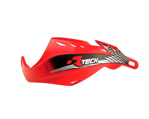 Racetech (rtech) захисні накладки на руки (кермо) gladiator easy колір червоний (з кріпленнями на кермо 22,2 мм та 28,6 мм)