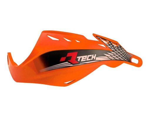 Racetech (rtech) захисні накладки на руки (кермо) gladiator easy колір помаранчевий (з кріпленнями на кермо 22,2 мм та 28,6 мм)