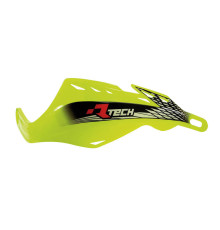 Racetech (rtech) захисні накладки на руки (кермо) gladiator easy fluo жовтий (з кріпленнями на кермо 22,2 мм і 28,6 мм)