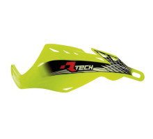 Racetech (rtech) захисні накладки на руки (кермо) gladiator easy fluo жовтий (з кріпленнями на кермо 22,2 мм і 28,6 мм)