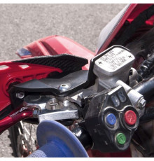 Поручні racetech (rtech) hp1 чорні (з кришками зчеплення та гальмівного насосу braktec)