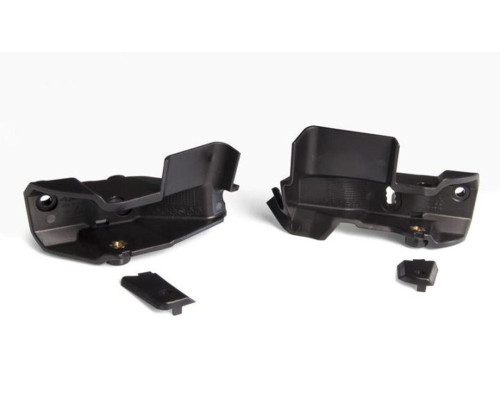 Поручні racetech (rtech) hp1 чорні (з кришками зчеплення та гальмівного насосу nissin)
