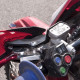 Поручні racetech (rtech) hp1 червоні (з кришками зчеплення та гальмівного насосу nissin)