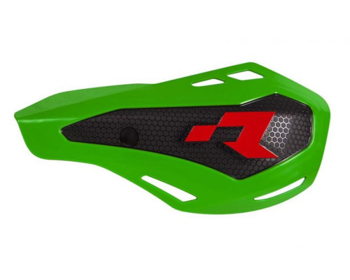 Поручні racetech (rtech) hp1 зеленого кольору (з кріпленнями з муфтою зчеплення nissin та кришками гальмівного насосу)