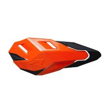 Racetech (rtech) захисні накладки на руки (рулі) hp3 колір оранжево-чорний (з 2 типами кріплення до керма та руків'я)