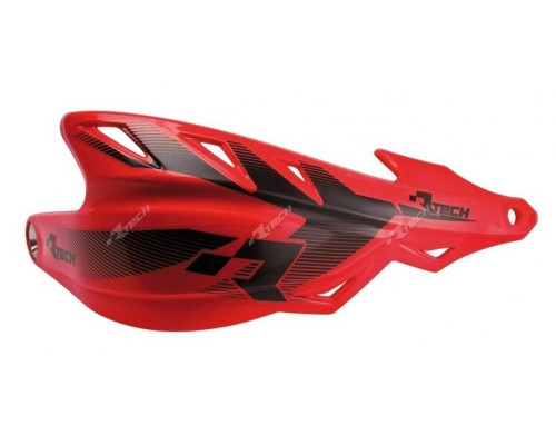 Racetech (rtech) raptor захисні накладки на руки (кермо) червоні (з кріпленнями на кермо 22,2 мм і 28,6 мм)