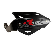 Racetech (rtech) захисні накладки на руки (кермо) vertigo atv колір чорний (з 3 типами кріплень на кермо)