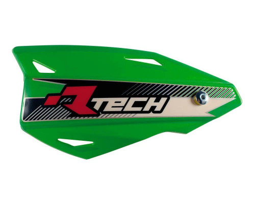Racetech (rtech) поручні (кермо) vertigo cross/enduro колір зелений (з кріпленнями на кермо)
