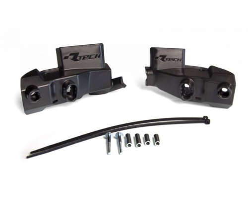 Монтажний комплект racetech (rtech) для рулів hp1/hp2/hp3, колір чорний (з кришками зчеплення та головного гальмівного Циліндра nissin)