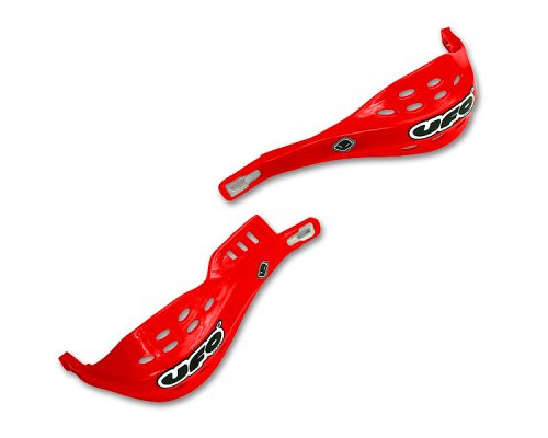 UFO руків'я alu jumpy red (з кріпленнями 28мм)