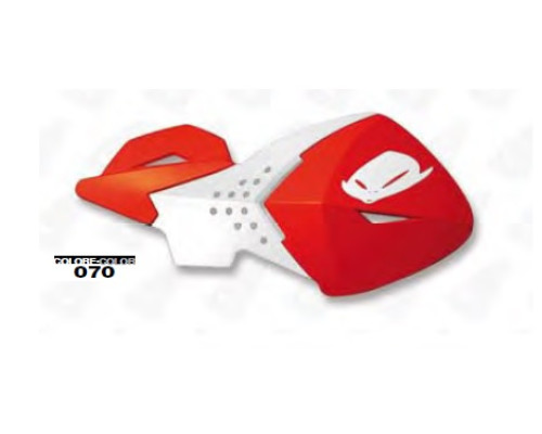 UFO handguards escalade white/red (з 22мм кріпленням)