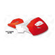 UFO handguards escalade white/red (з 22мм кріпленням)